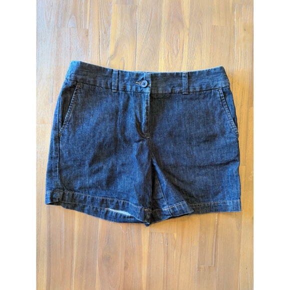 LOFT Outlet Pants - LOFT Outlet Women's Dark Wash Denim Shorts Size 6 Casual Everyday Style
